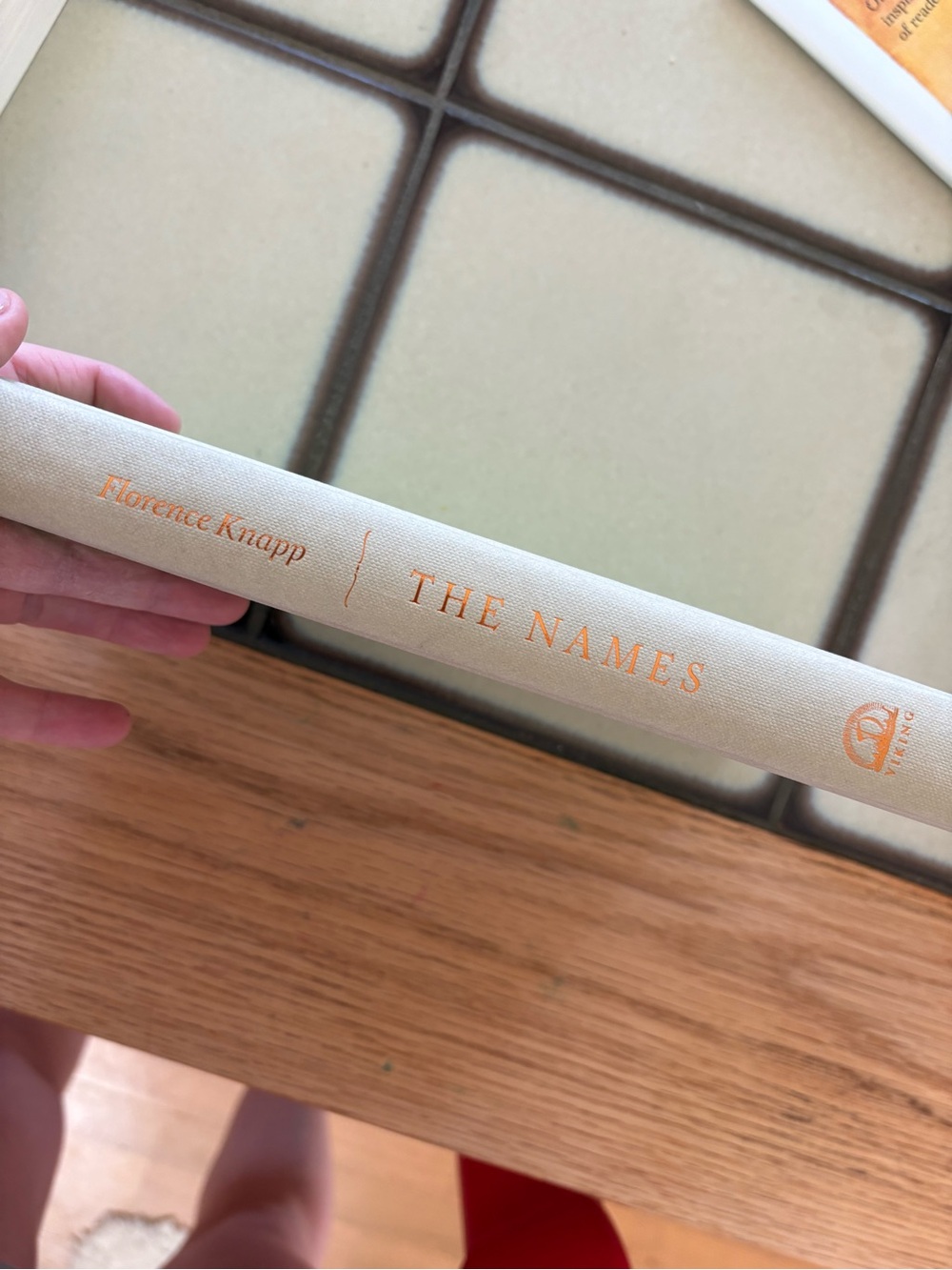 Book: The Names by Florence Knapp Hardcover
